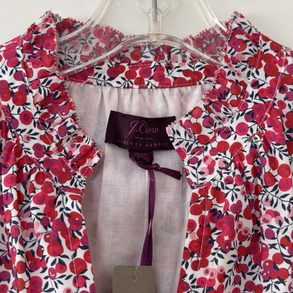 J. Crew Red Floral Sleeveless Dress - Picture 3 of 9